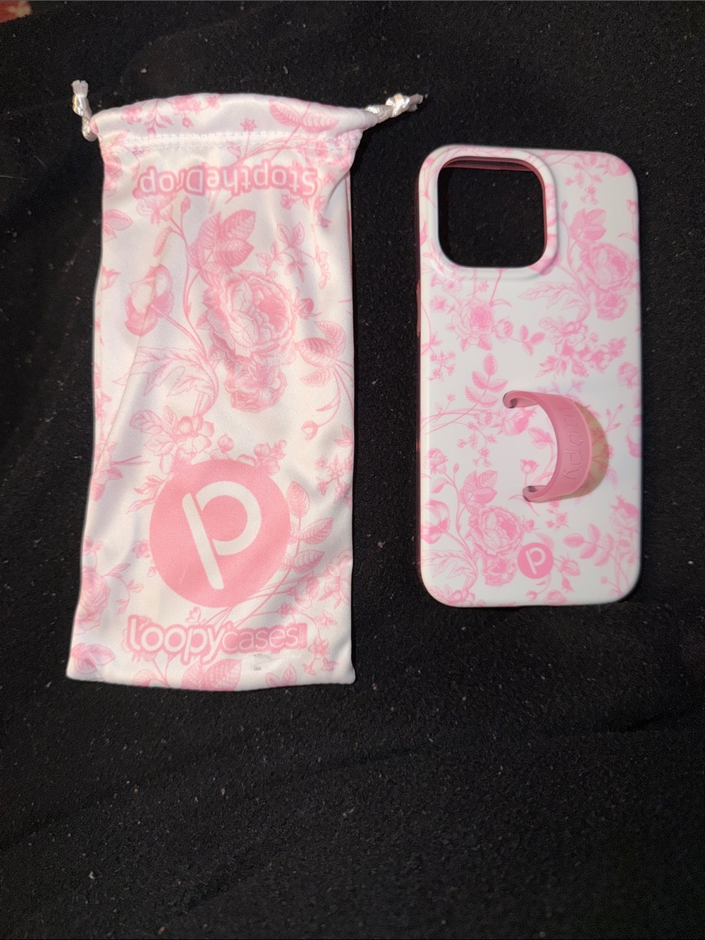 Loopy Case Pink Floral Phone Case
